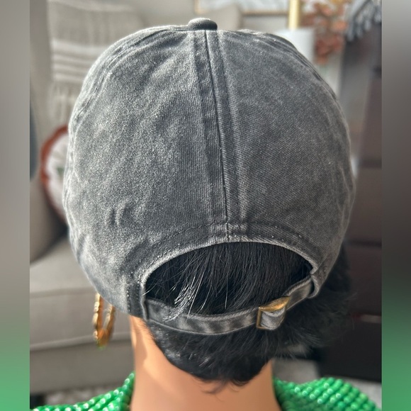 ✨NEW Gray Cap with Rhinestone Detail - Picture 9 of 9